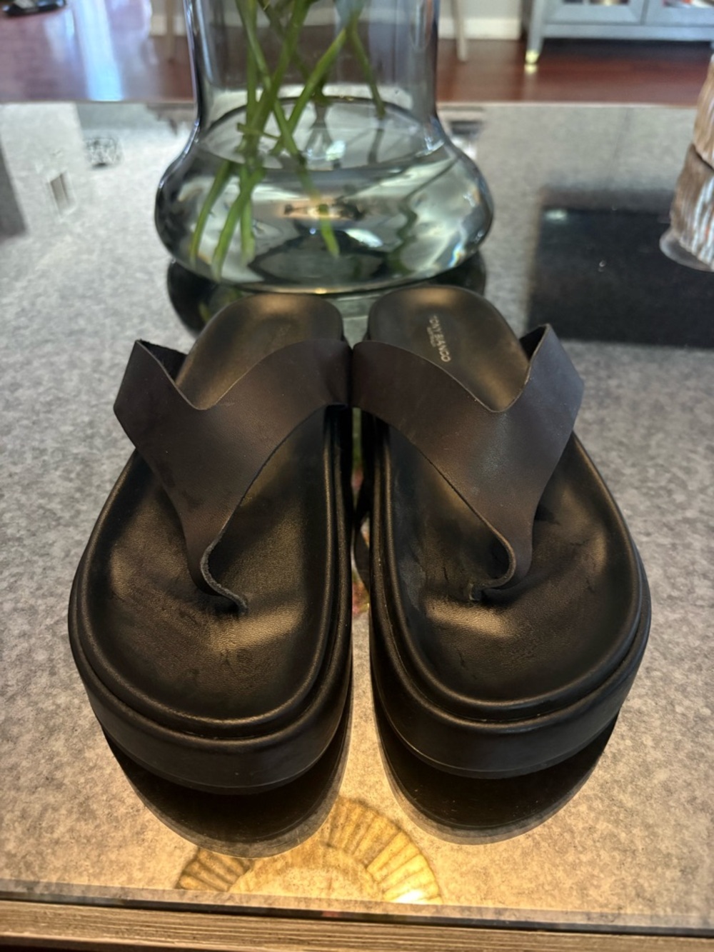 Revolve Tony Bianco Jetta Flatform Sandal in Black Tuscon - Picture 4 of 10